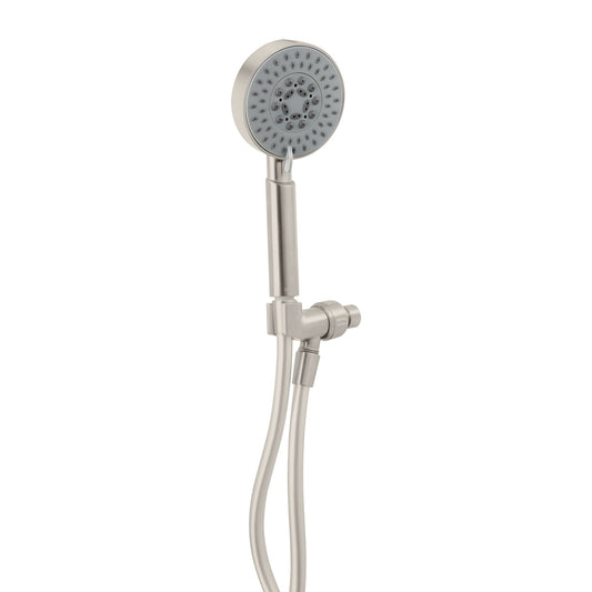 Regadera satín de teléfono 4' con soporte, Foset Element, 45166
