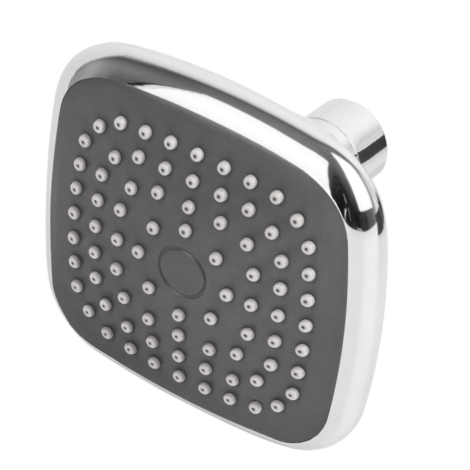 Regadera cuadrada de ABS 3-3/4' sin brazo, Foset Basic Caja con 2, 45066