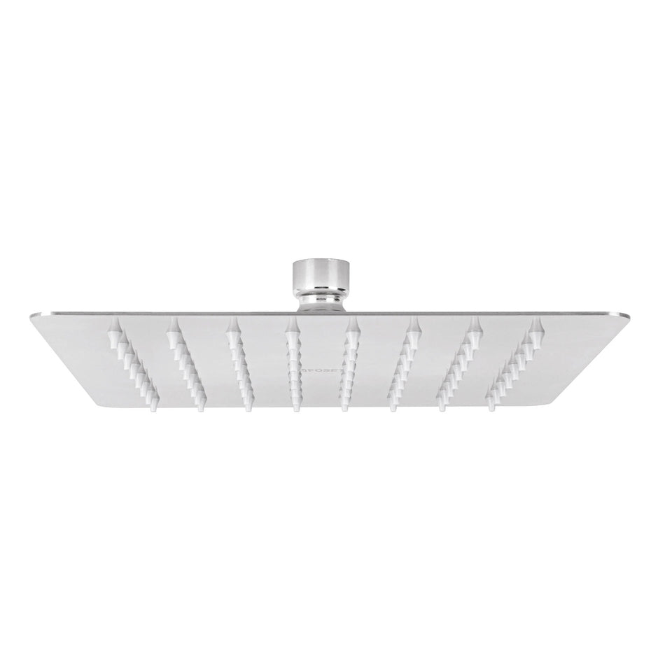 Regadera cuadrada 8', acero inox, sin brazo, cromo, Túbig Caja con 2, 47739