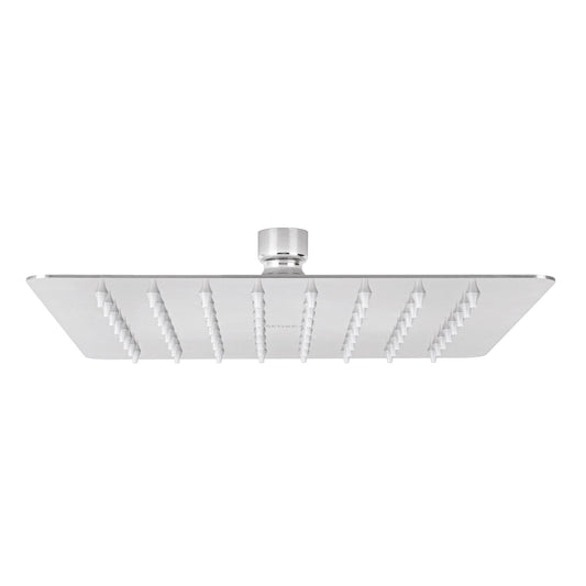 Regadera cuadrada 8', acero inox, sin brazo, cromo, Túbig Caja con 2, 47739