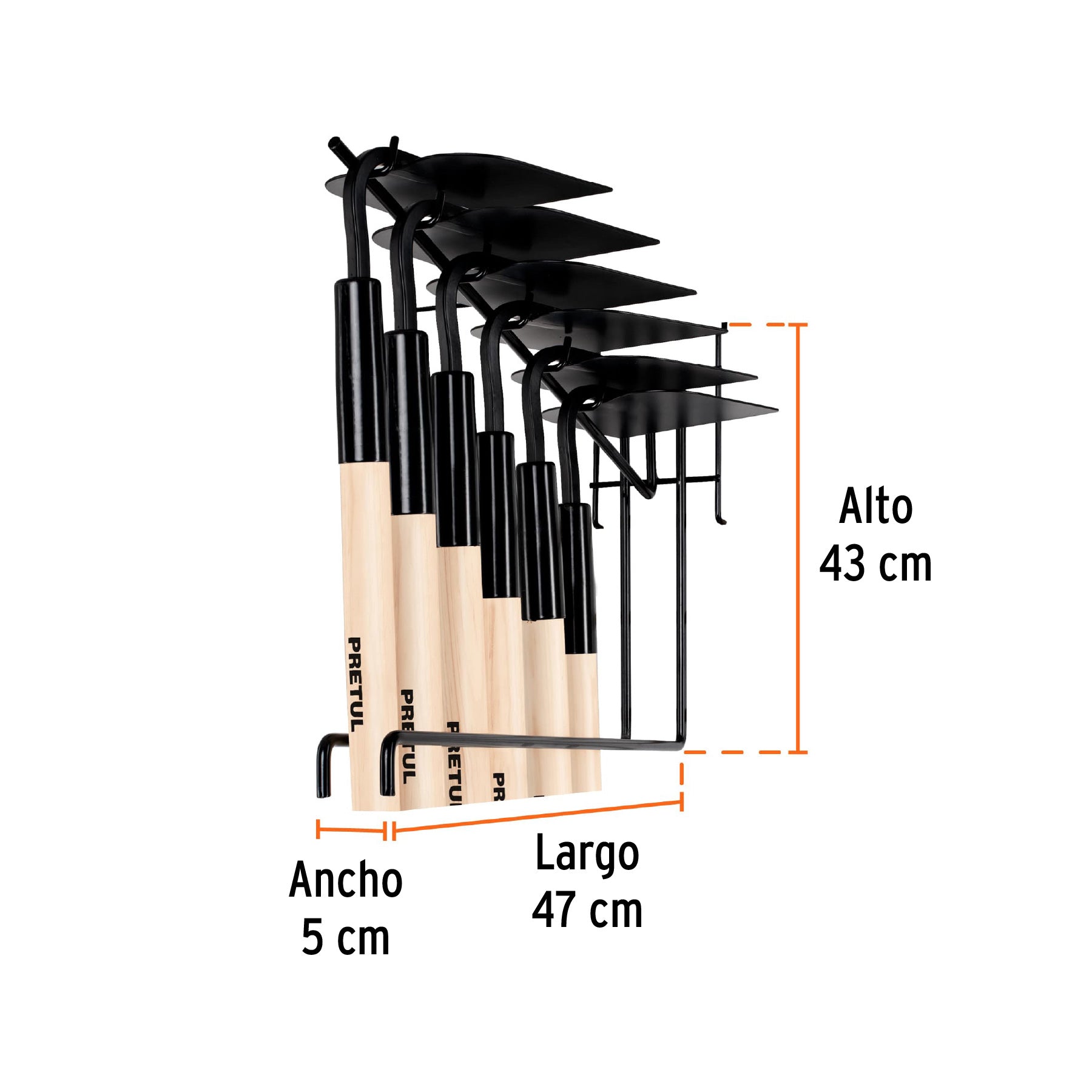 Rack para azadones, Truper, 50140