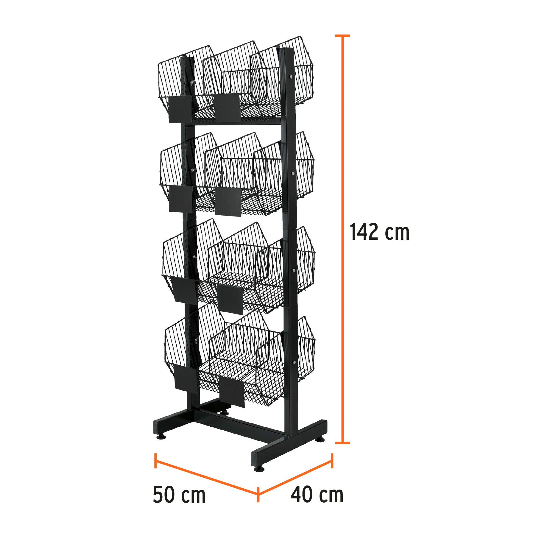 Rack botadero, metálico, 4 niveles, Truper, 50030