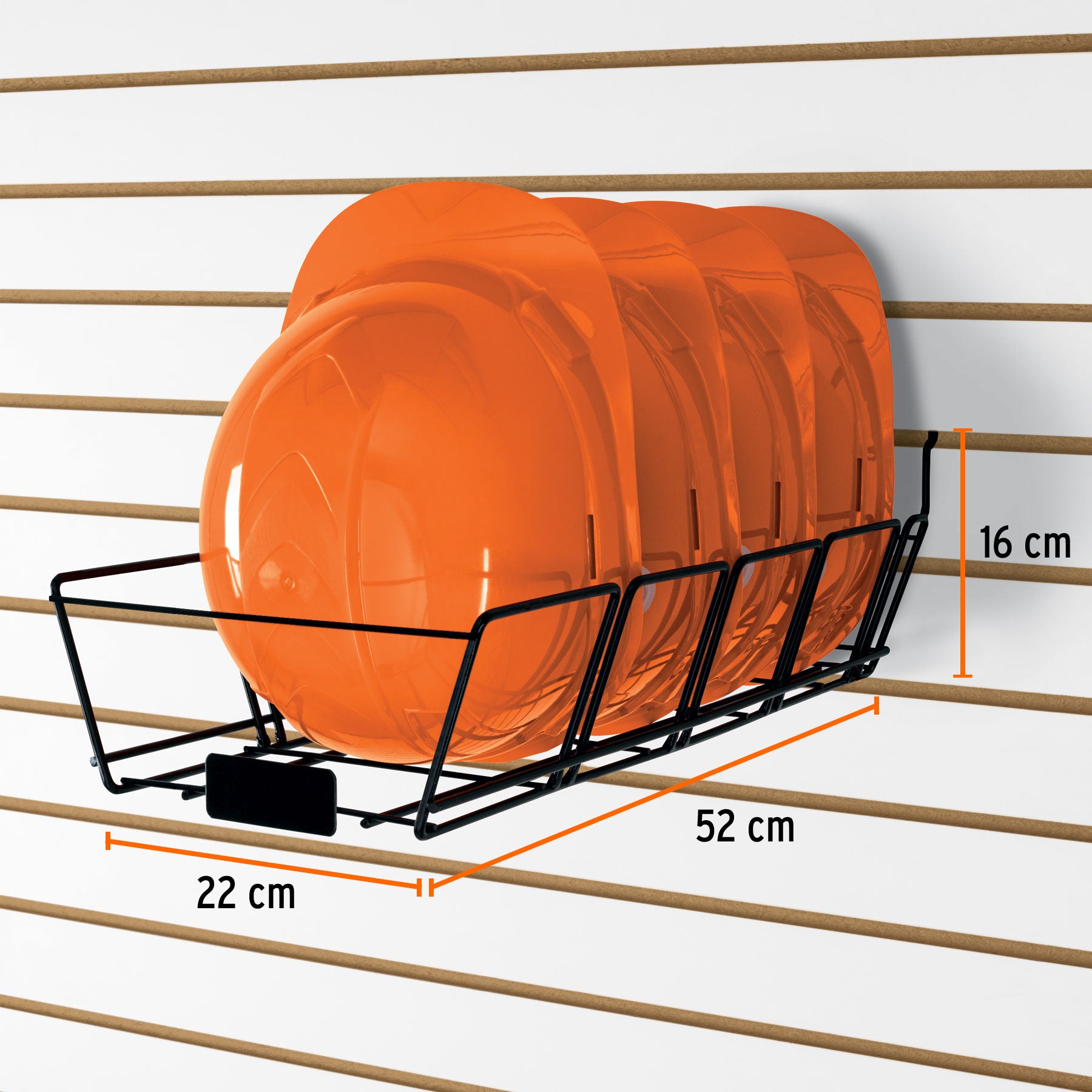 Rack para 4 cascos de seguridad, 57067