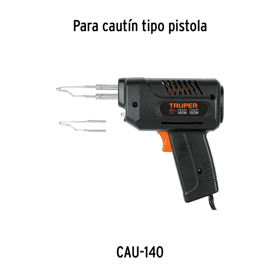 Blíster con 2 puntas para cautín tipo pistola CAU-140, 17554