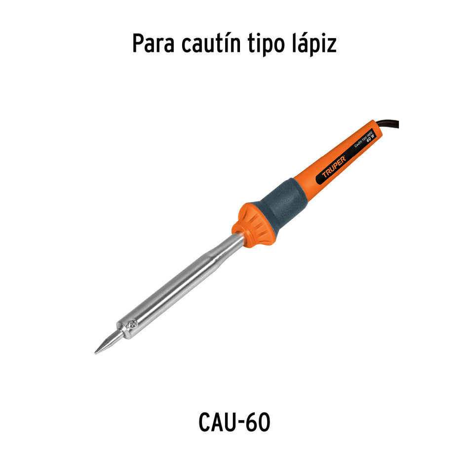 Blíster con 3 puntas de repuesto p/cautín tipo lápiz CAU-60 Caja con 6, 17557