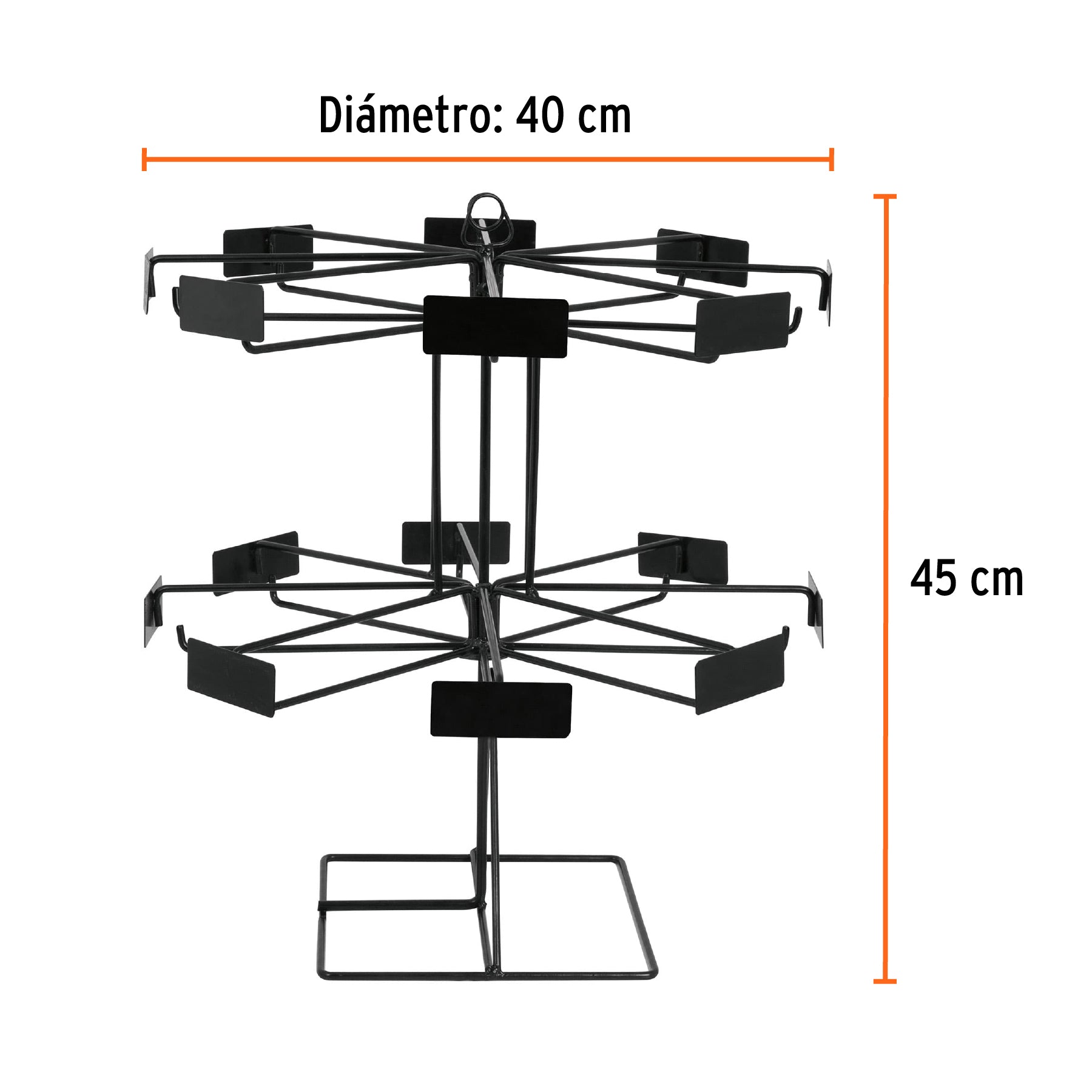 Rack de impulso giratorio, Truper, 55257