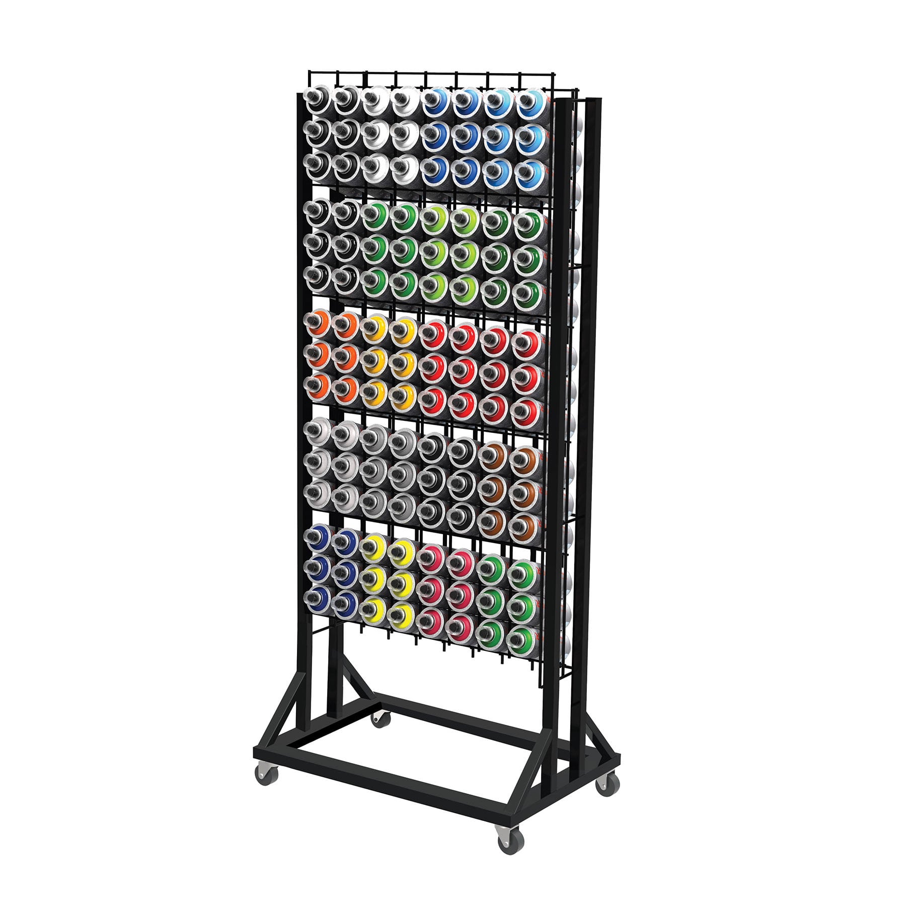 Rack para 120 pinturas en aerosol, Truper, 50330