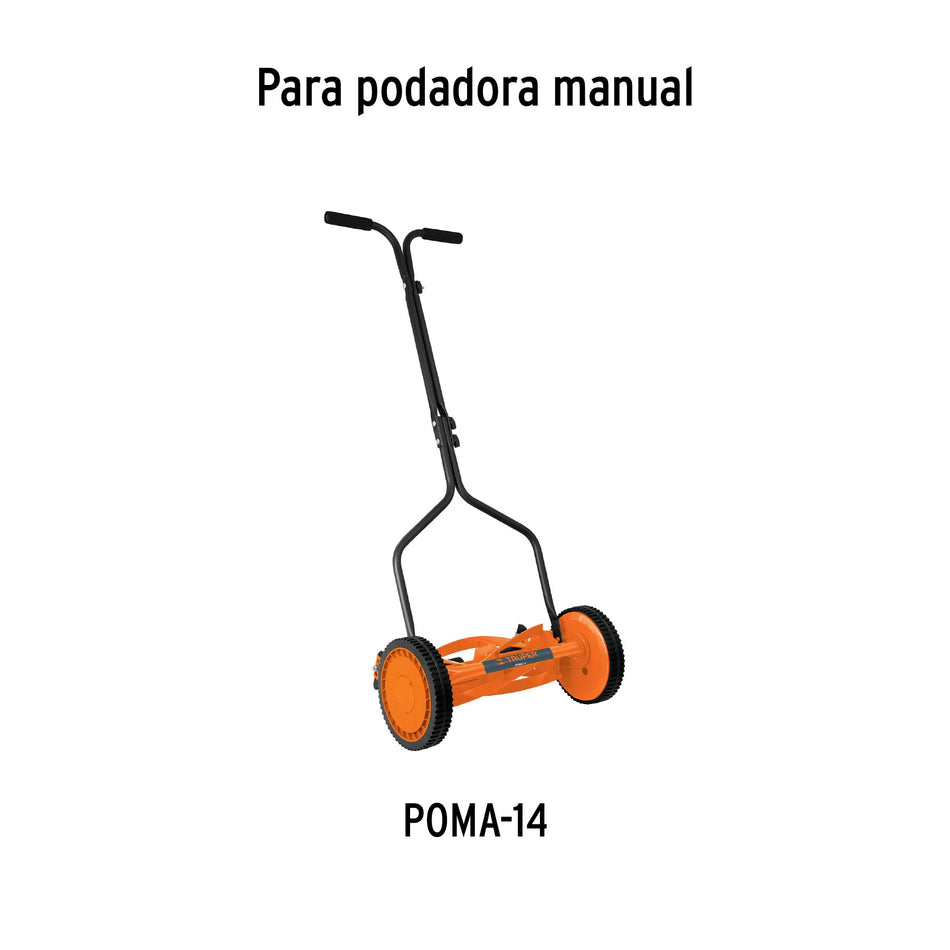 Piñón derecho de repuesto para podadora POMA-14, Truper, 17708