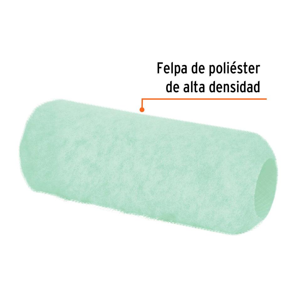 Felpa para rodillo 7' x 5/8' superficies poco rugosas Caja con 6, 13892