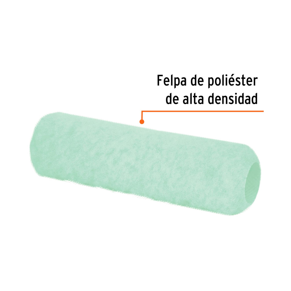 Felpa para rodillo 9' x 5/8' superficies poco rugosas Caja con 6, 13883
