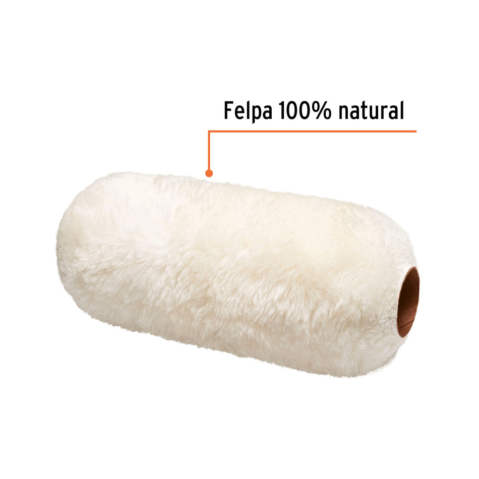 Felpa para rodillo 9x1-1/4',superficies extrarrugosas,Expert Caja con 6, 101393