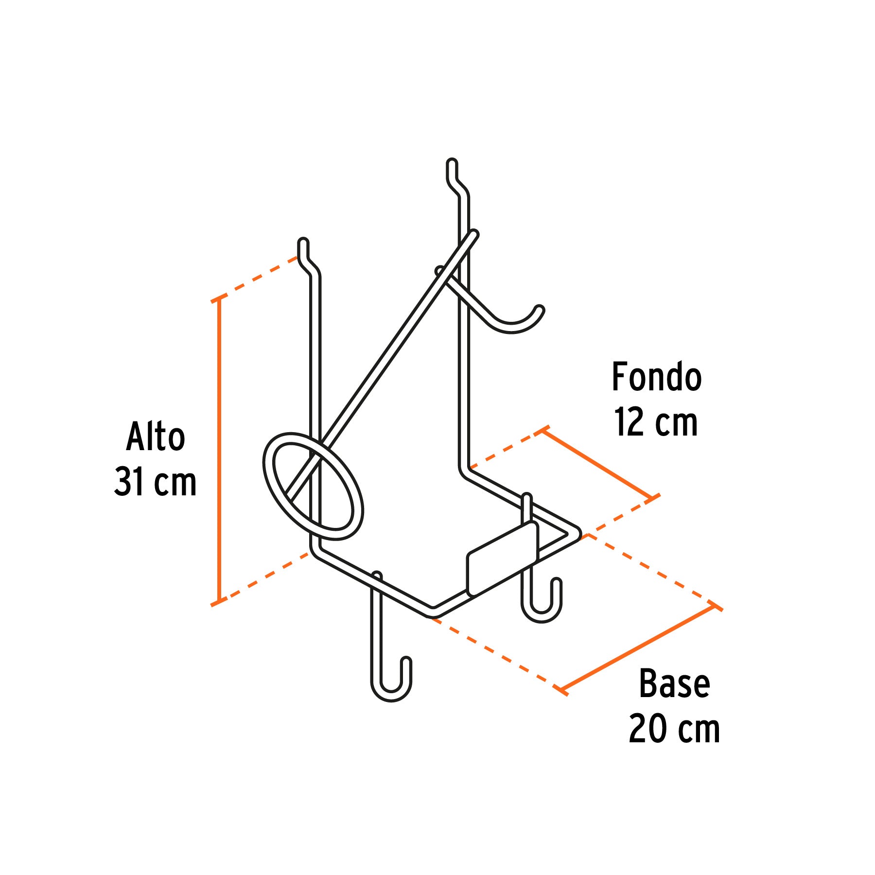 Rack para taladros, universal, Truper, 50339