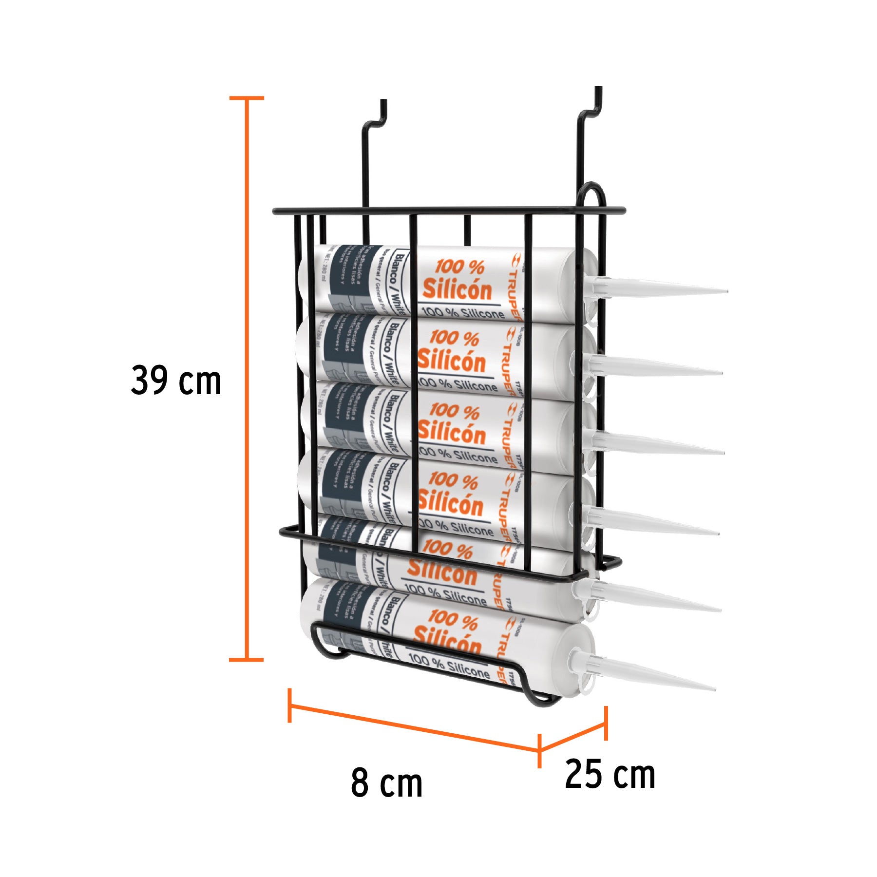 Rack para silicones, Truper, 50340