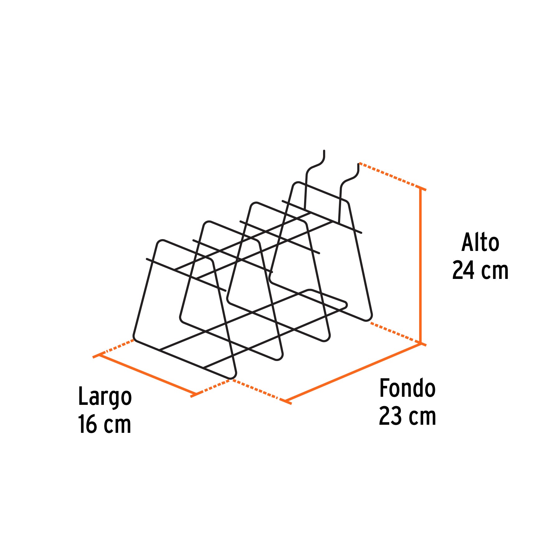 Rack para tijeras de poda, Truper, 50059