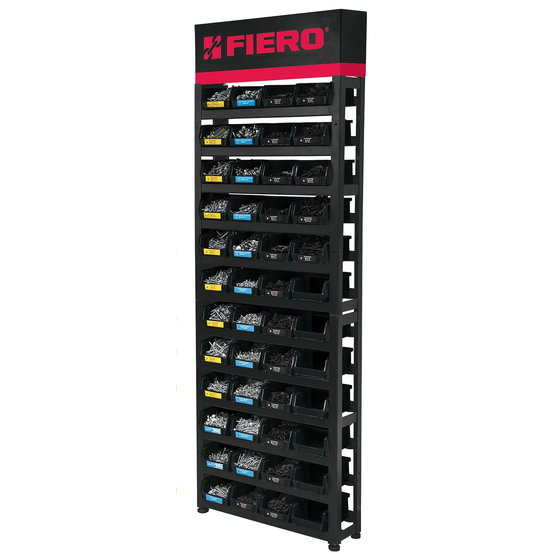 Rack modular para tornillos c/48 gavetas s/producto, Fiero, 55729