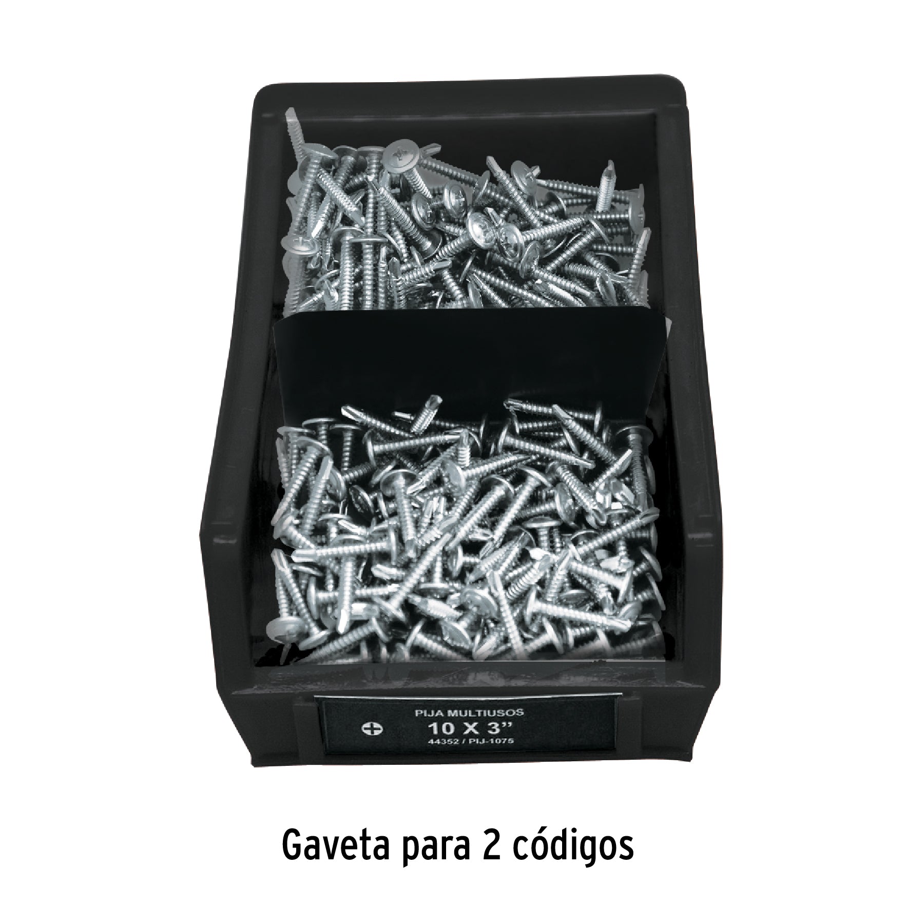 Rack modular con tornillos, 192 gavetas, 55728