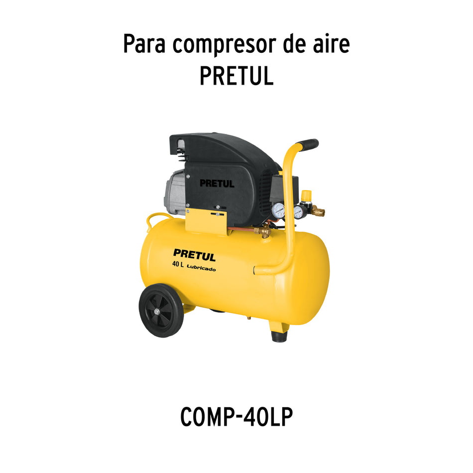 2 ruedas 1-1/2' para compresores Grupo 4, Truper, 102080