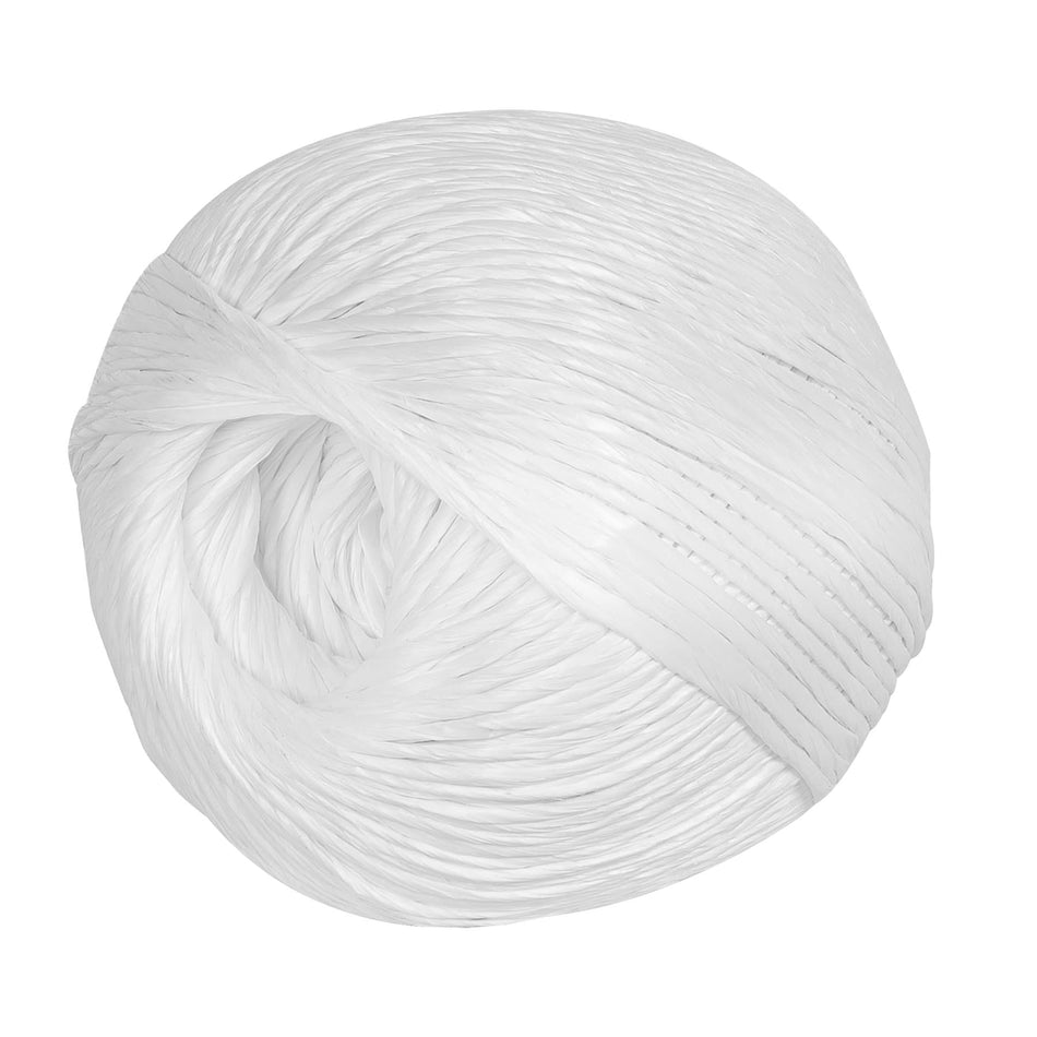 Rollo de rafia de 230 m color blanco calibre 2.2 g/m, Fiero Caja con 6, 45032