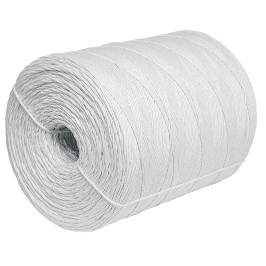Rollo de rafia de 1125 m color blanco calibre 3.8 g/m, 45038