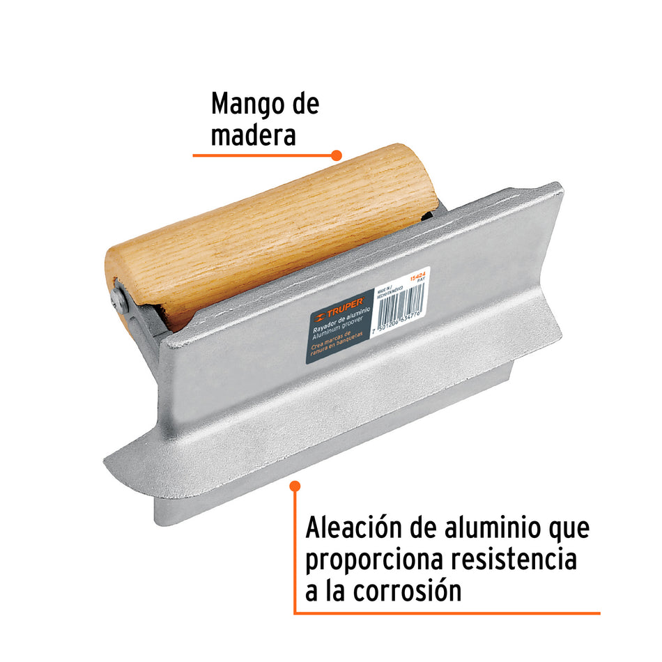 Rayador de aluminio, Truper Caja con 6, 15424