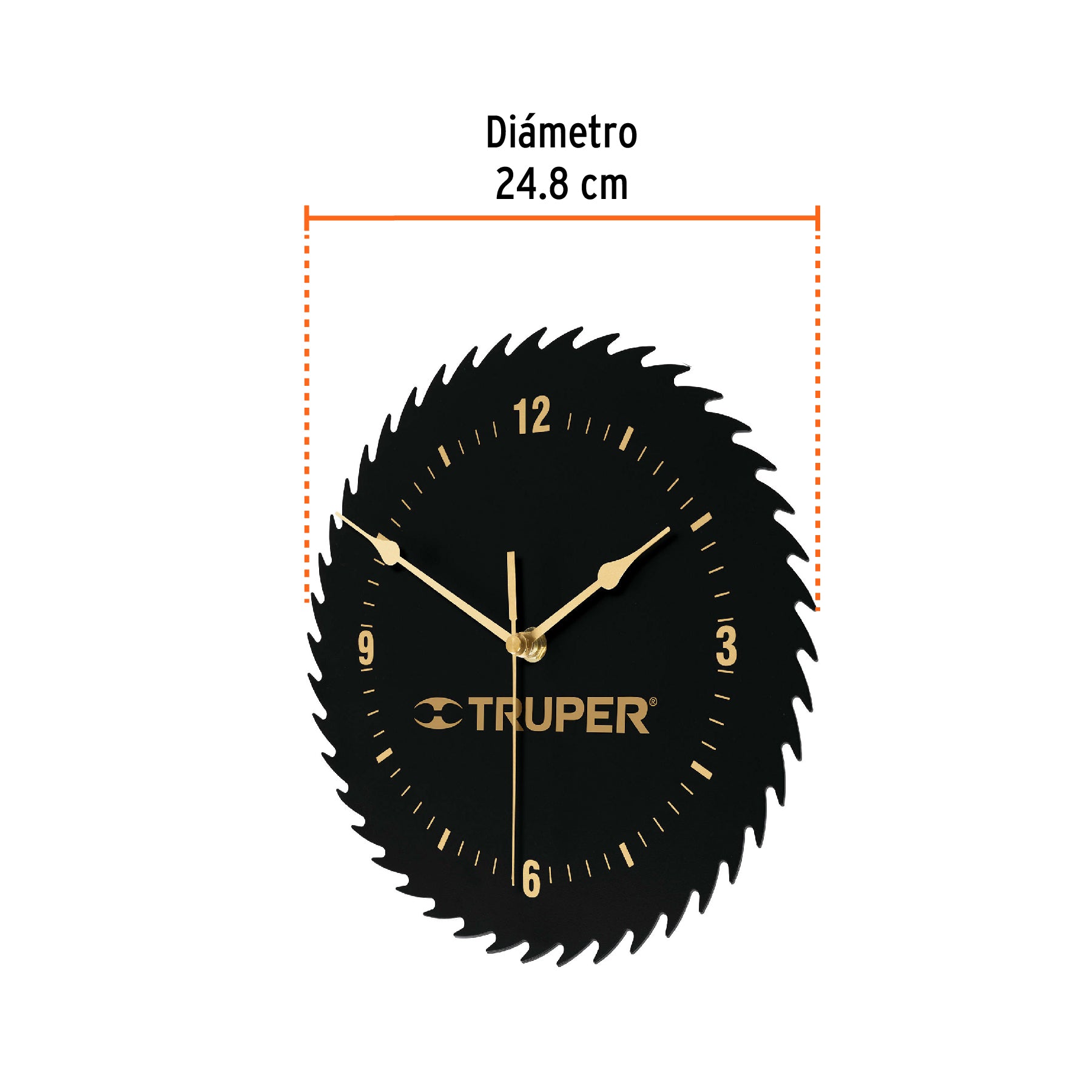 Reloj de pared, Truper, 60073