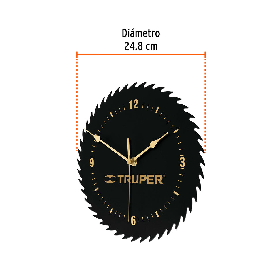 Reloj de pared, Truper, 60073