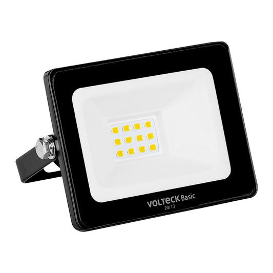 Reflector ultra delgado LED 10 W luz de día, Volteck Basic Caja con 2, 22040