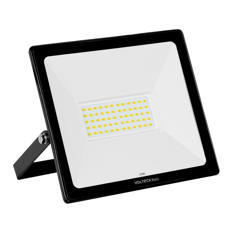 Reflector ultra delgado LED 50 W luz cálida, Volteck Basic Caja con 2, 28092