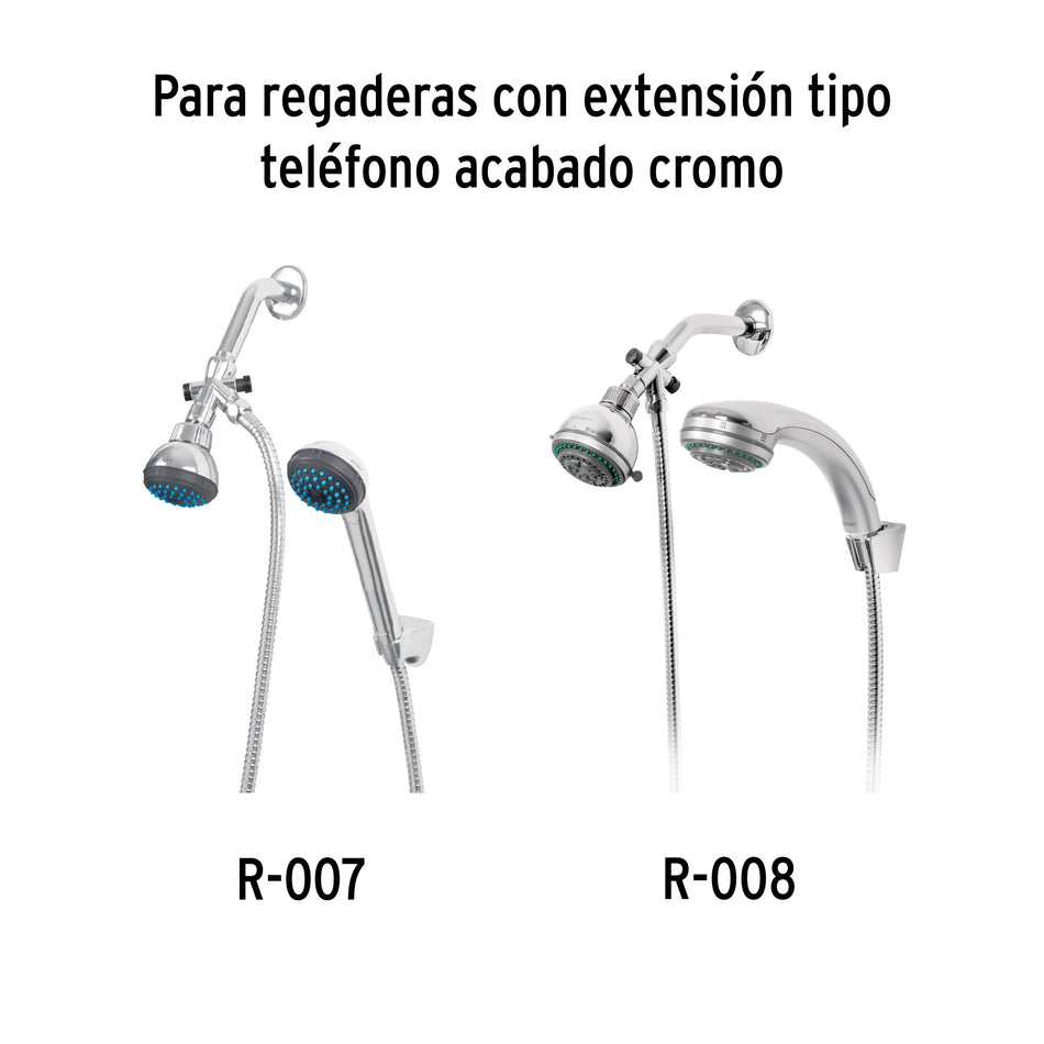 Desviador de flujo para regadera de teléfono, Foset Riviera Caja con 5, 49032