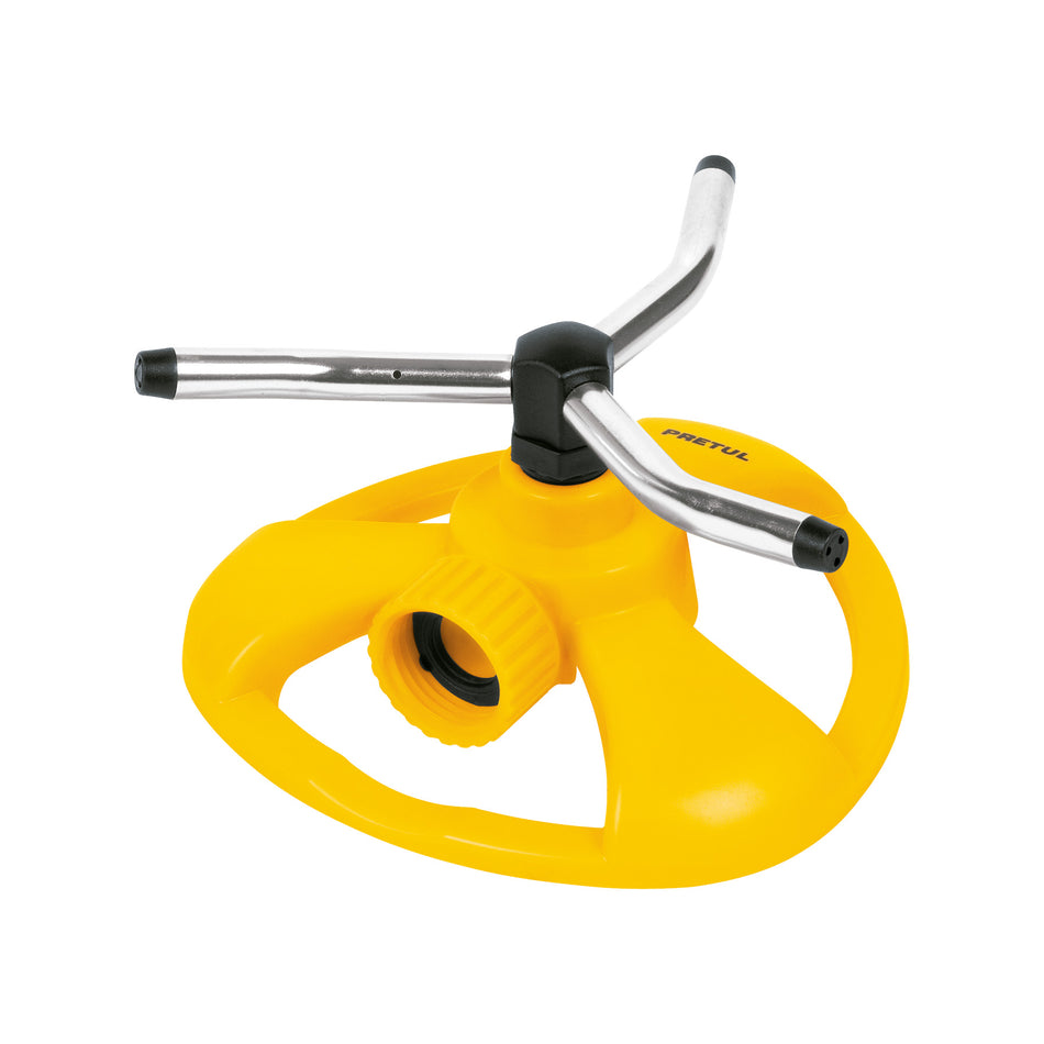 Aspersor giratorio de 3 brazos con base plástica, Pretul Caja con 6, 20065