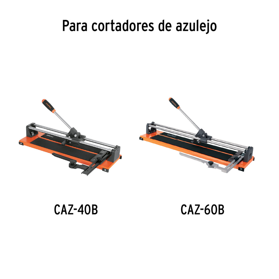 Repuesto rieles para cortadores de azulejo, 40 y 60B, 4 pzas, 11957