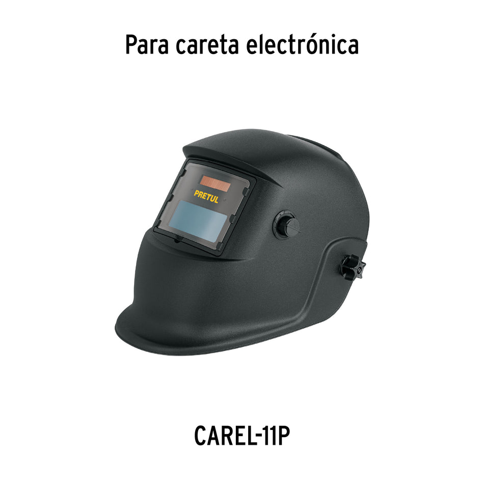 Bolsa c/2 micas para careta CAREL-11P, PRETUL Caja con 6, 28146