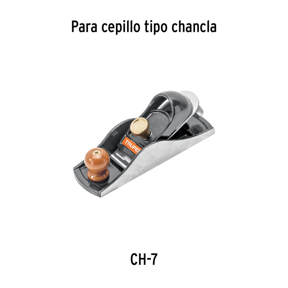 Repuesto de cuchilla para cepillo CH-7, Truper Caja con 12, 12028