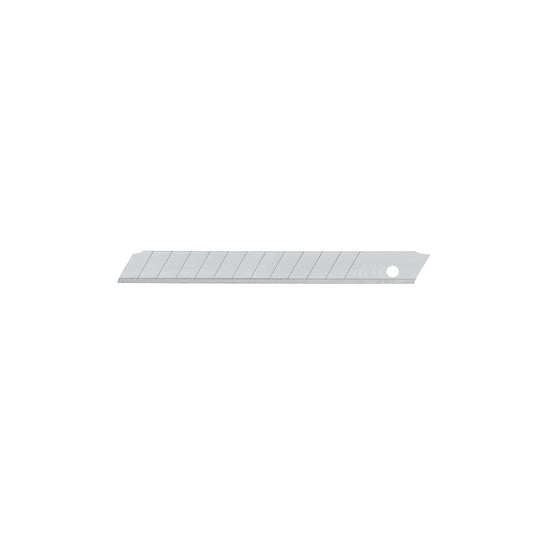 Estuche con 10 cuchillas SK4 de 9 mm para cutter, Truper Caja con 12, 16962