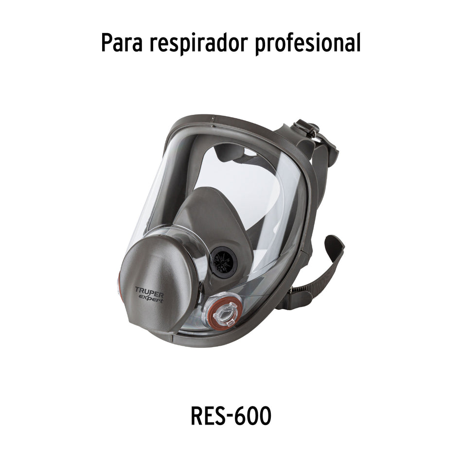 Visor de repuesto para respirador RES-600, Truper, 102661