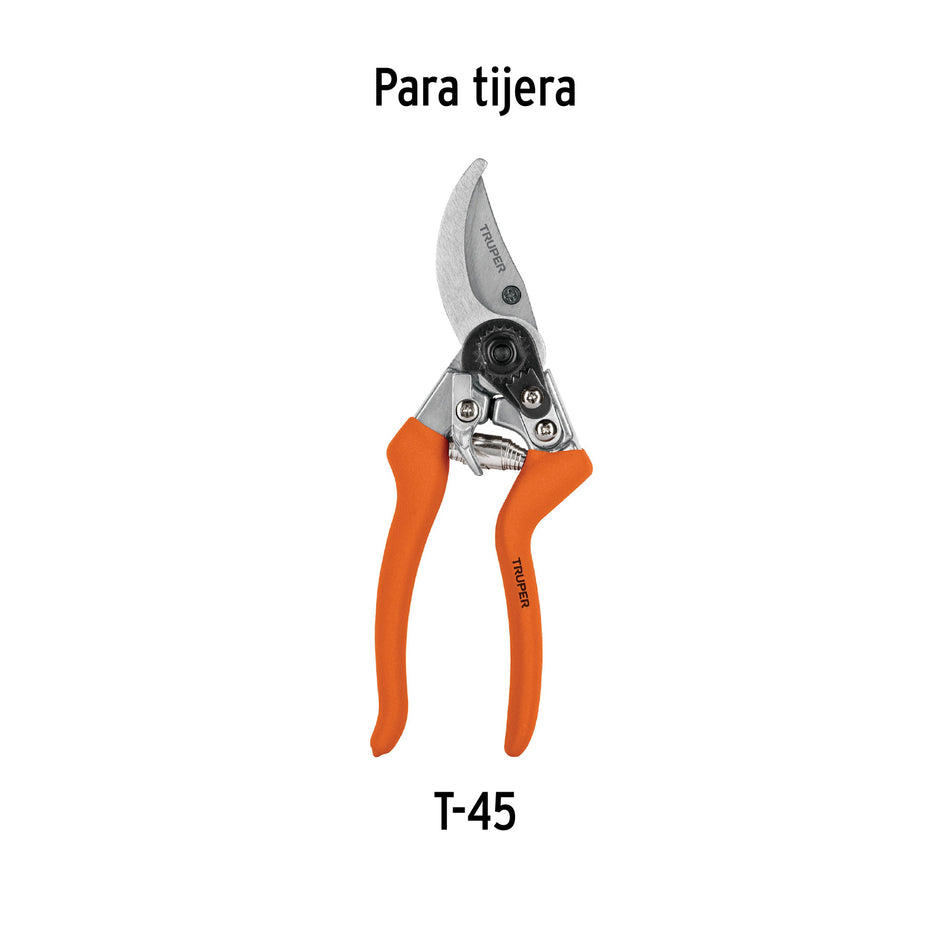 Repuesto de cuchilla y resorte para tijera T-45, Truper Caja con 12, 18464