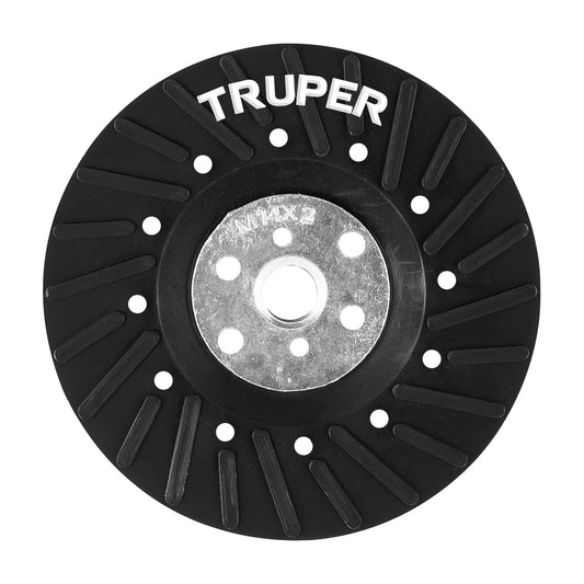 Respaldo para discos de lija 4-1/2', eje M14, Truper Caja con 6, 17275