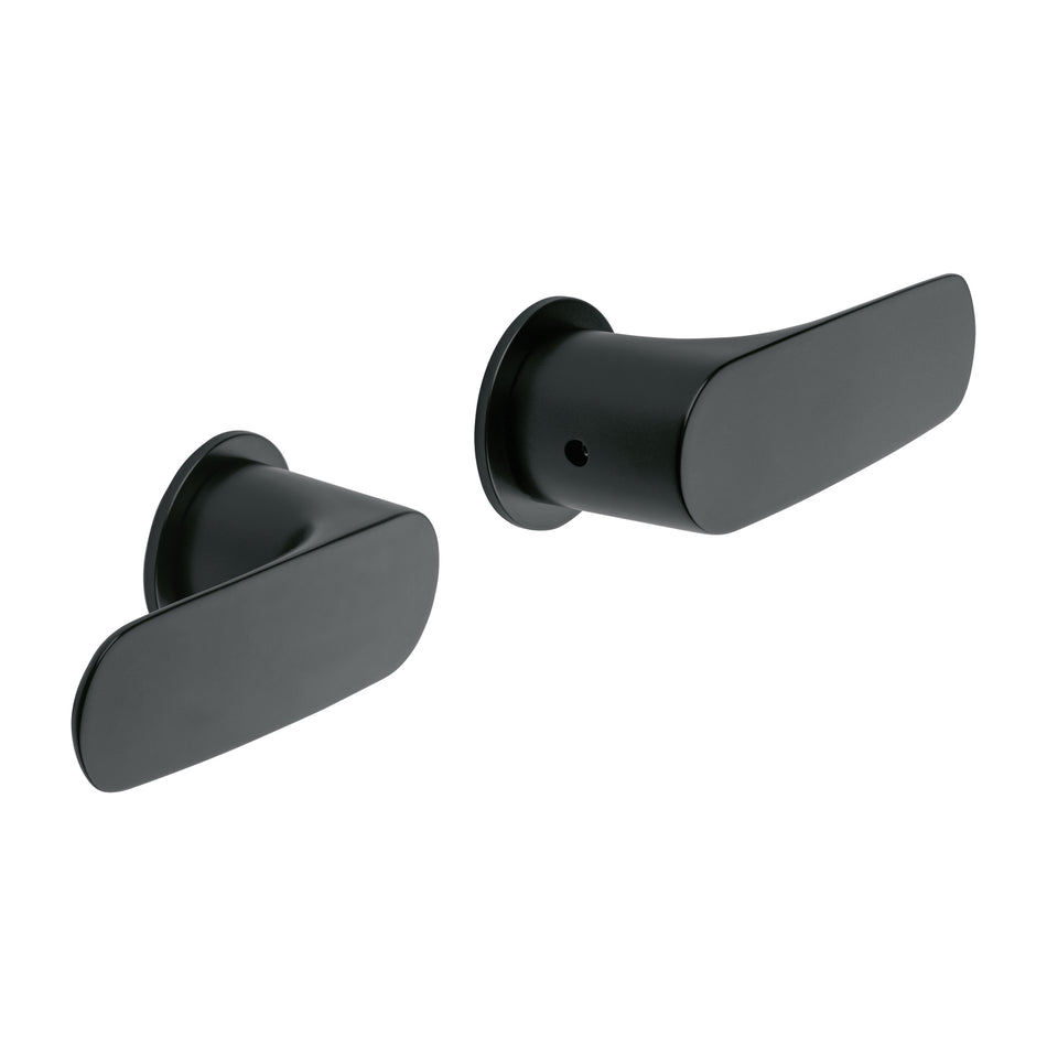 Juego manerales palanca para regadera, negro, FOSET RIVIERA, 44118