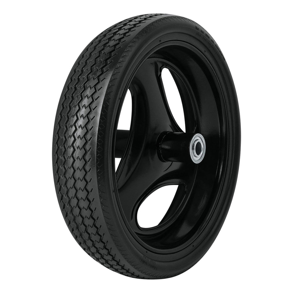 Llanta completa imponchable 13-1/2', incluye eje y baleros, 11229