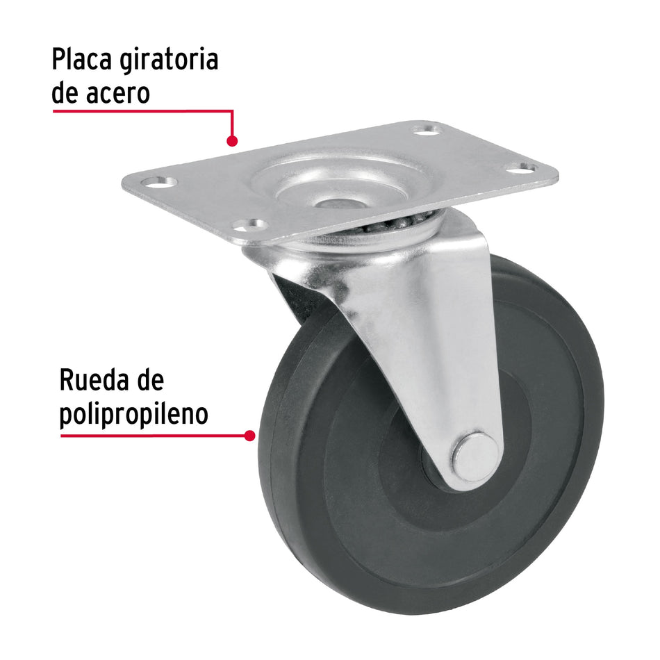 Rodaja giratoria de repuesto para DIA-385P, Fiero Caja con 2, 45089