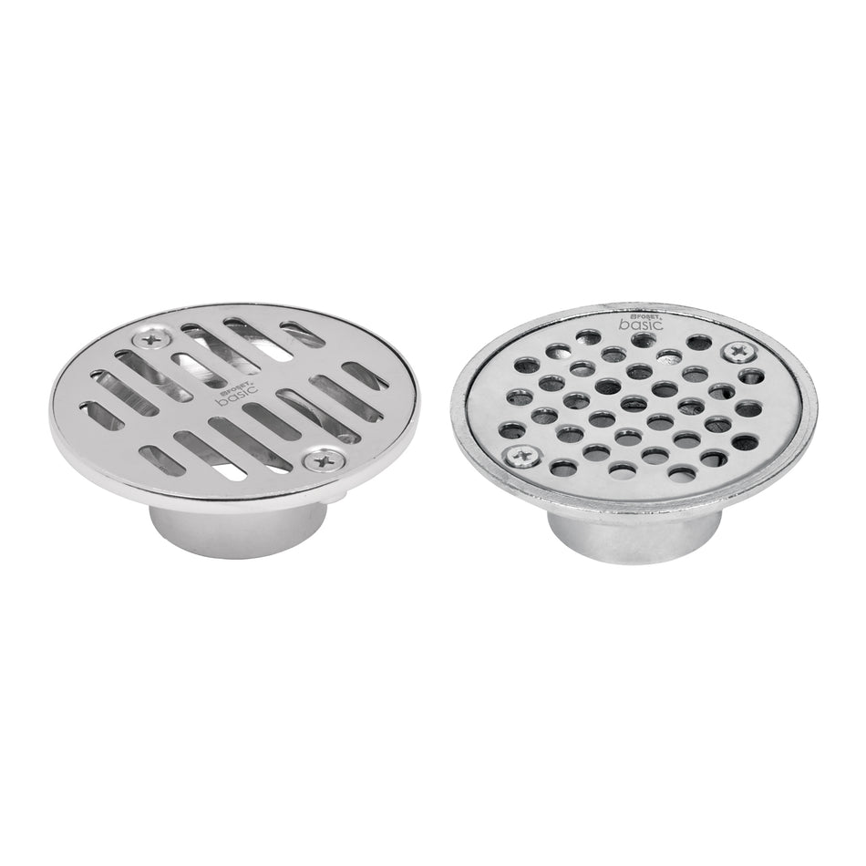 Resumidero de zinc, redondo, modelo 'A', 3-1/2', Basic Caja con 4, 49424