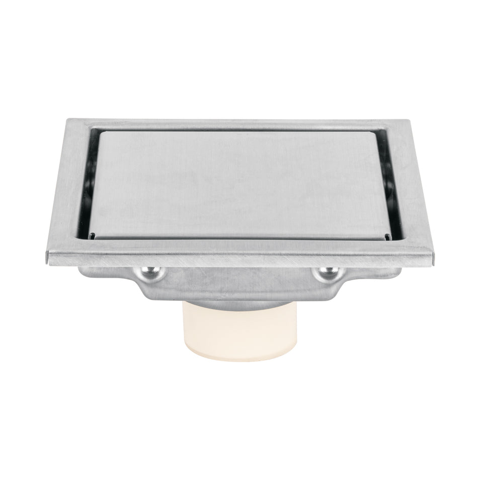 Resumidero reversible de 4', anti olores, acero inox, Aqua Caja con 2, 46543