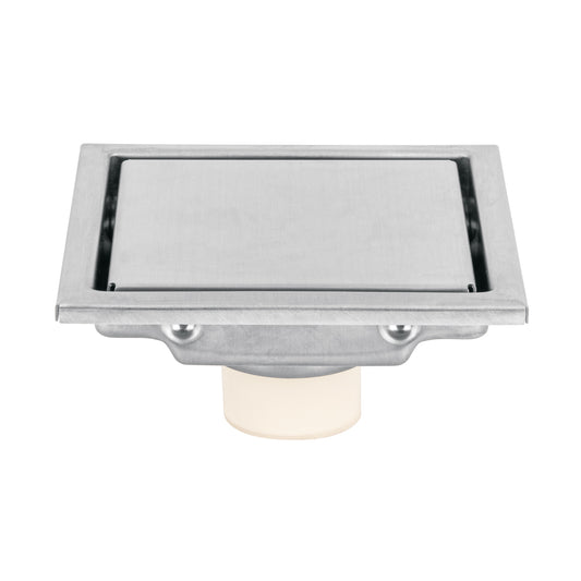 Resumidero reversible de 4', anti olores, acero inox, Aqua Caja con 2, 46543