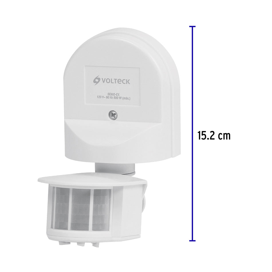Sensor de movimiento para exterior, Volteck Caja con 2, 47231