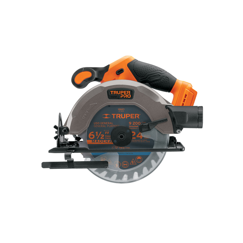 Sierra circular 6-1/2', 20V, sin accesorios, PRO, 103257