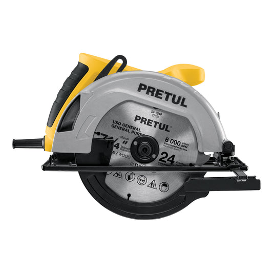 Sierra circular 7-1/4', 1200W, PRETUL, 27098