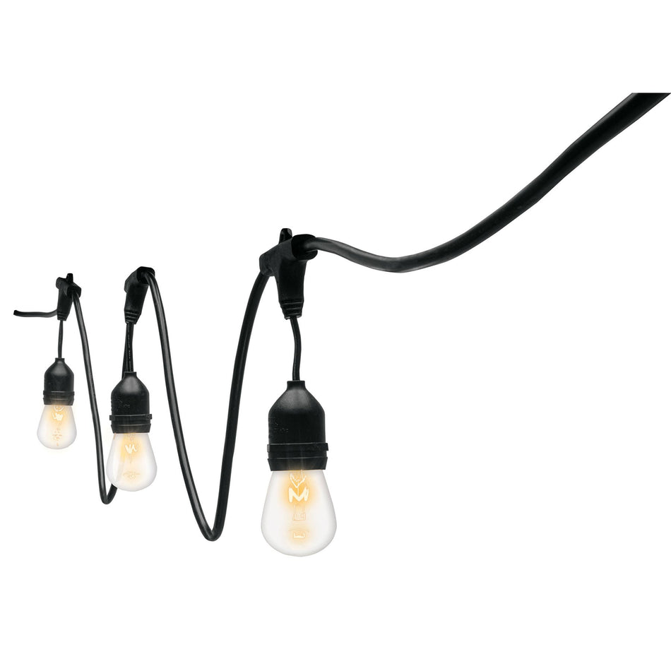 Serie de 7.3 m con 12 luces incandescentes para exterior, 49994