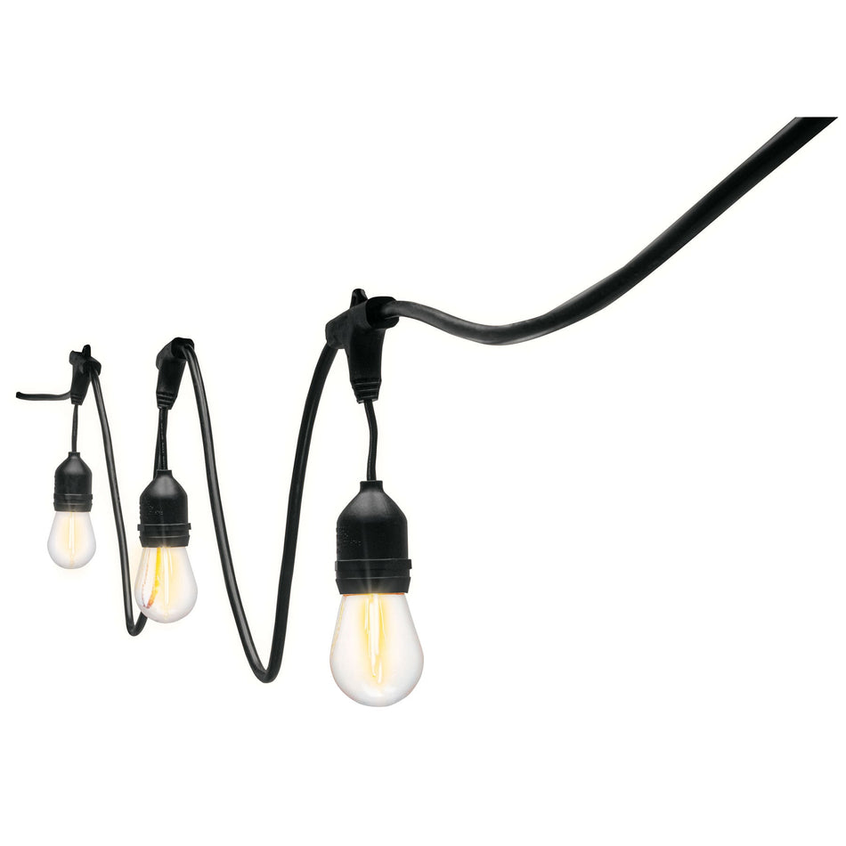 Serie de 7.3 m con 12 luces de LED para exterior, Volteck, 49992
