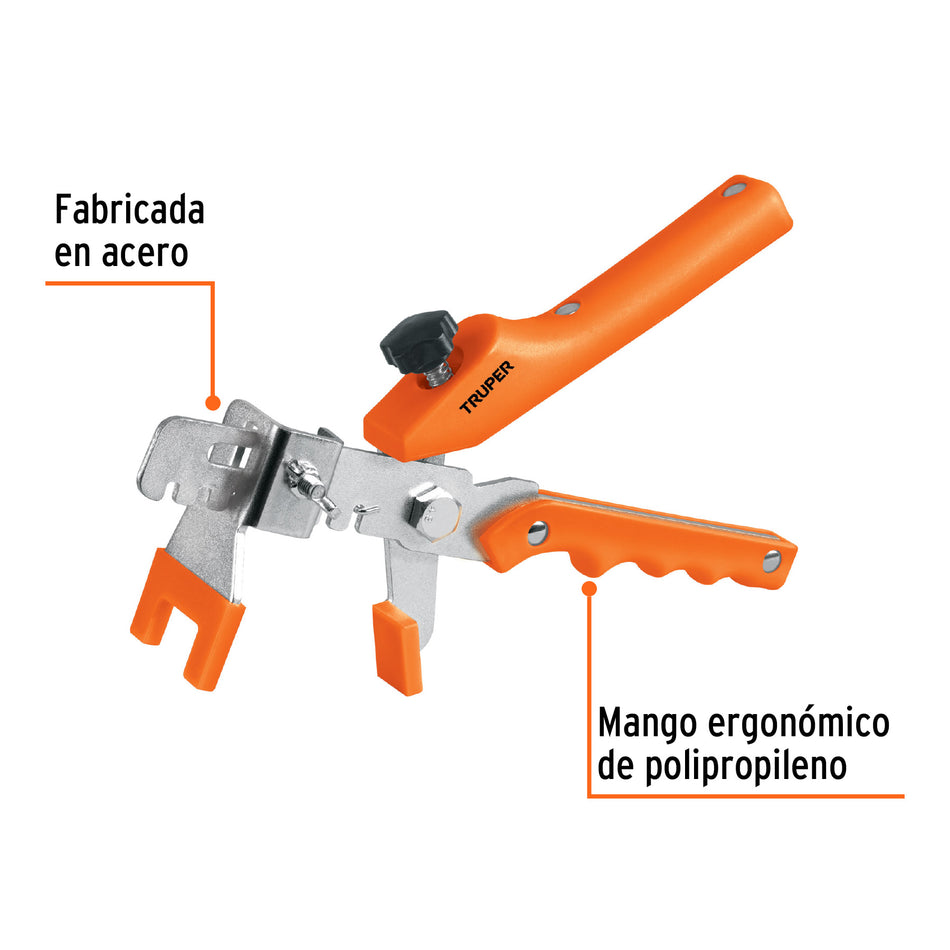 Pinza niveladora de azulejos, TRUPER Caja con 3, 100516