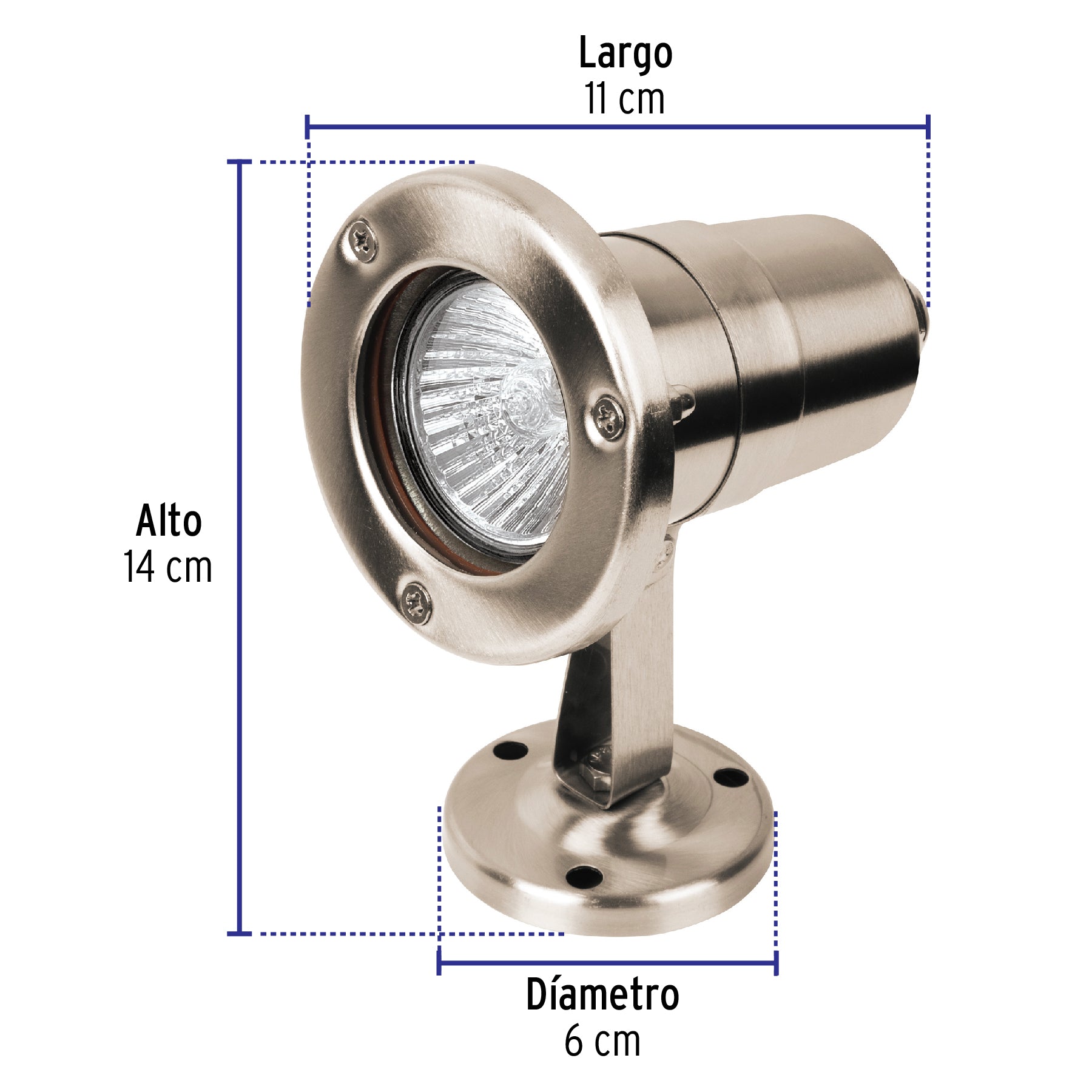 Sobrepuesto exterior, cilíndrico, spot, 1xMR16GU5.3, Volteck, 47393